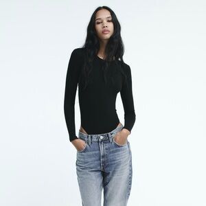 Modal fitted bodysuit Zara EUC